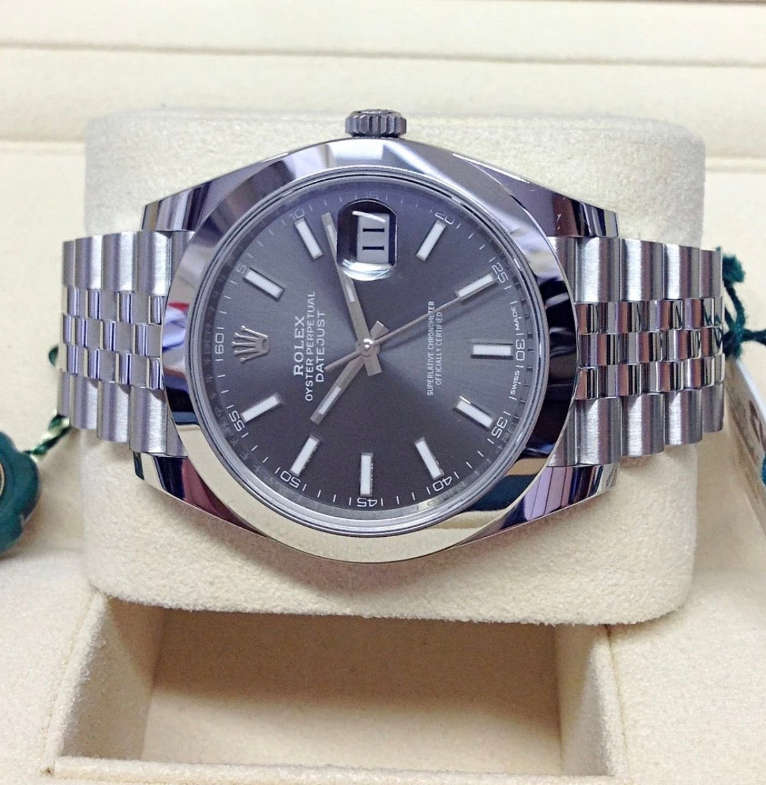 ROLEX DATEJUST JUBILÈE SKYLAR GREY DIAL - Image 2