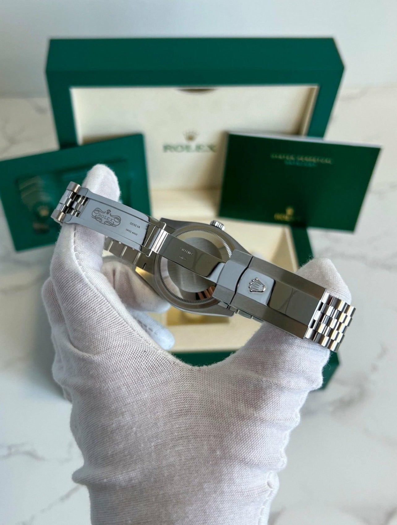 ROLEX DATEJUST JUBILÉE MINT GREEN - Image 3