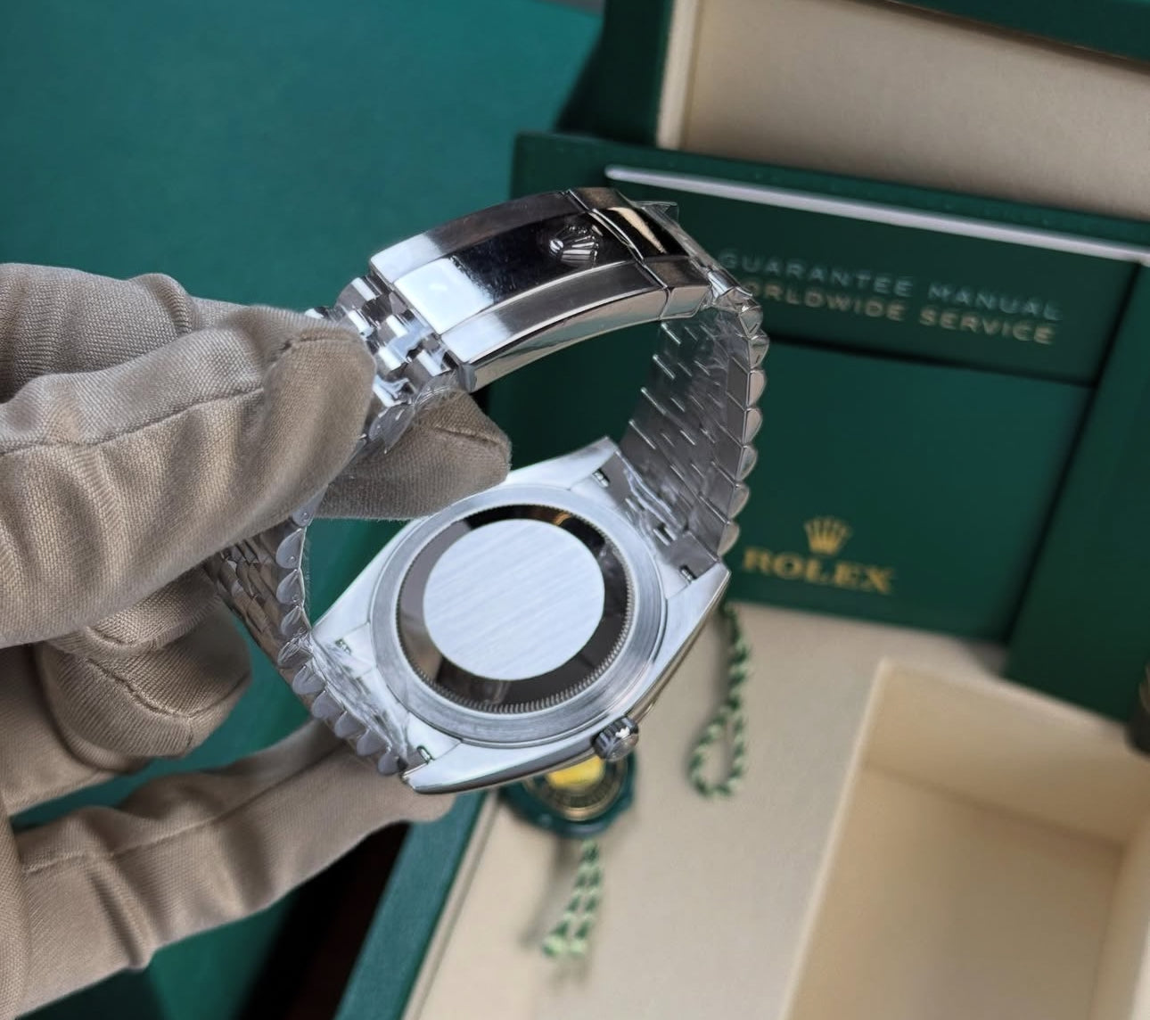 ROLEX DATEJUST JUBILEE GREY RHODIUM - Image 3