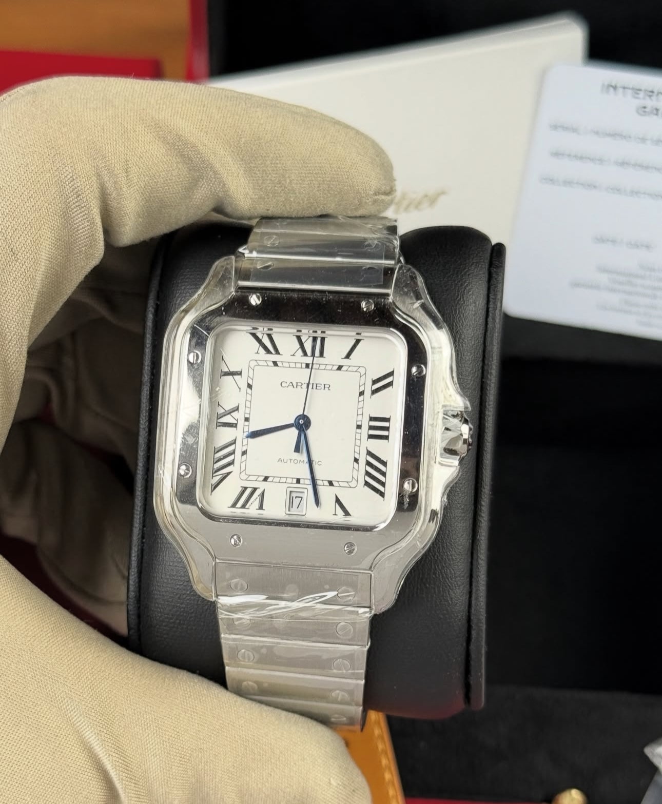 CARTIER SANTOS WHITE DIAL - Image 2