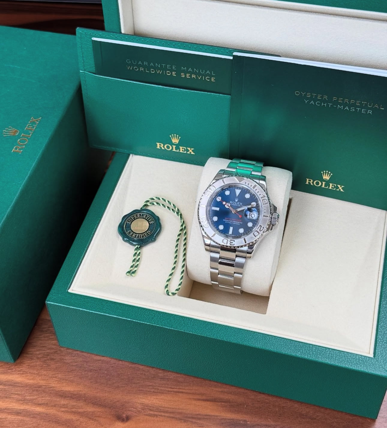 ROLEX YACHT-MASTER BLUE DIAL - Image 2