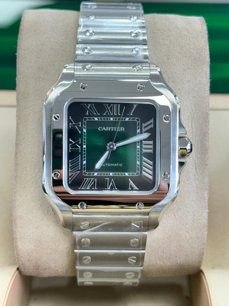 CARTIER SANTOS GREEN DIAL - Image 5