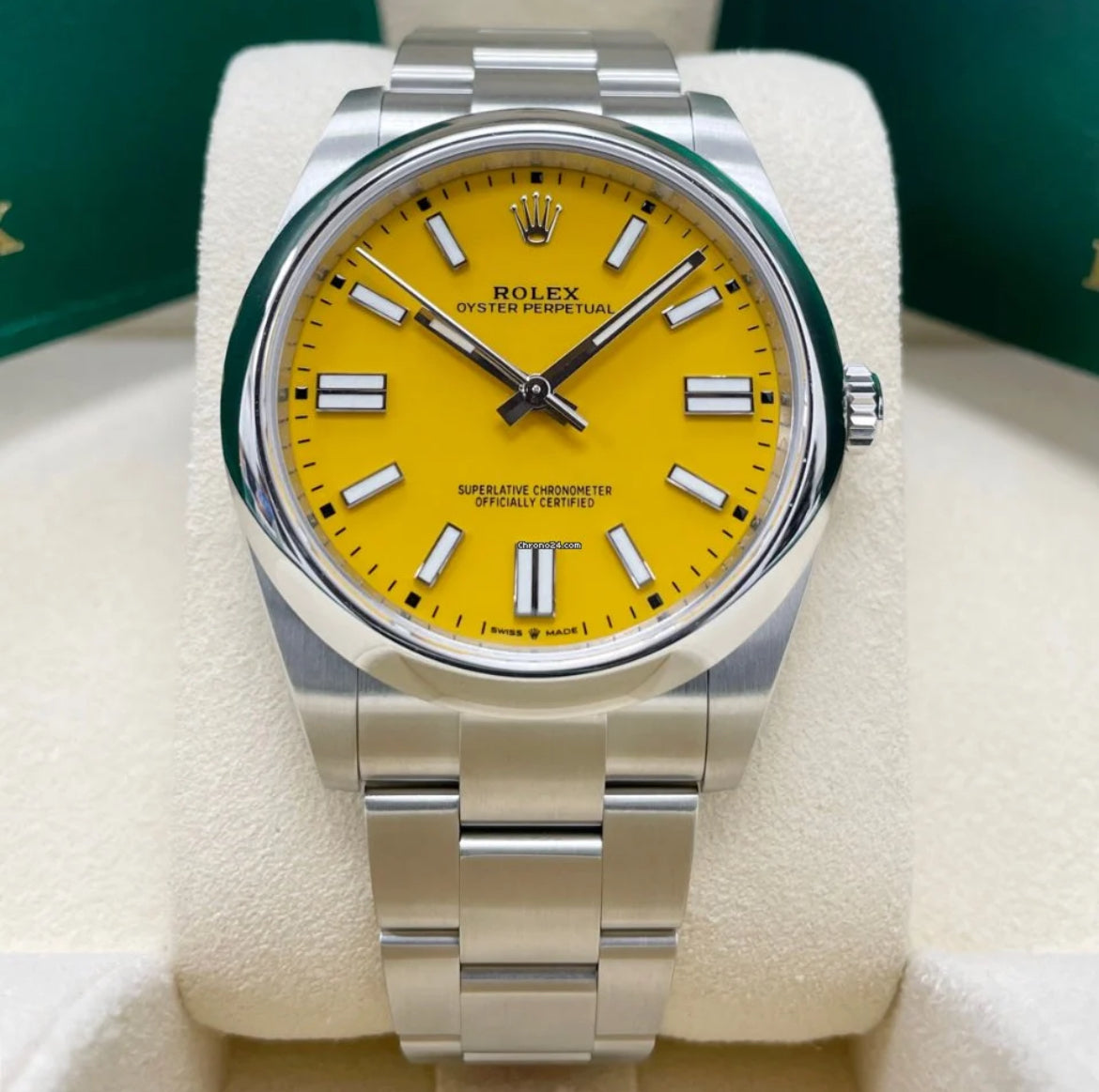 ROLEX OYSTER PERPETUAL YELLOW - Image 3