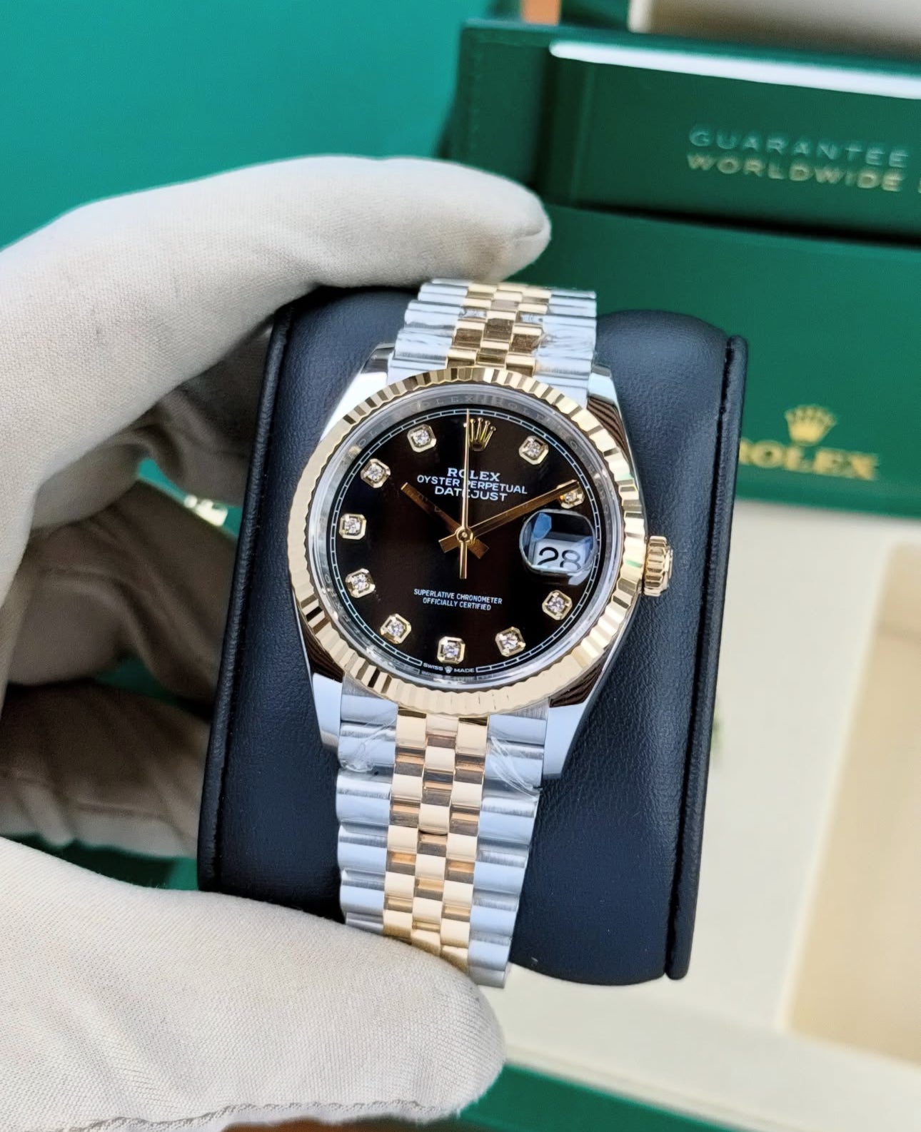 ROLEX DATEJUST JUBILEE BICOLOR DIAMOND - Image 2