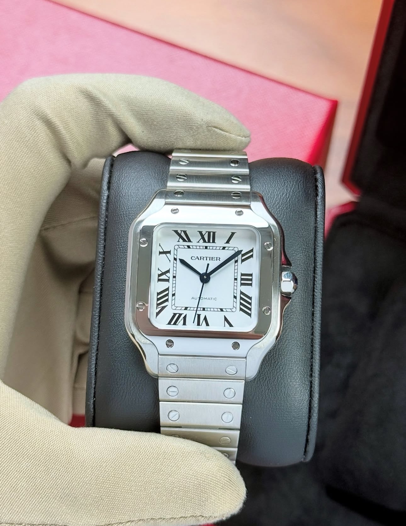 CARTIER SANTOS WHITE DIAL - Image 4