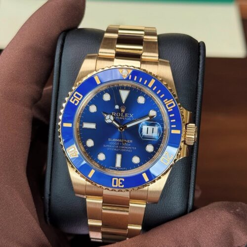 4DF9CF95-7FC8-449F-99E0-5F14D9B7C9B9.jpg ROLEX SUBMARINER GOLD & BLUE