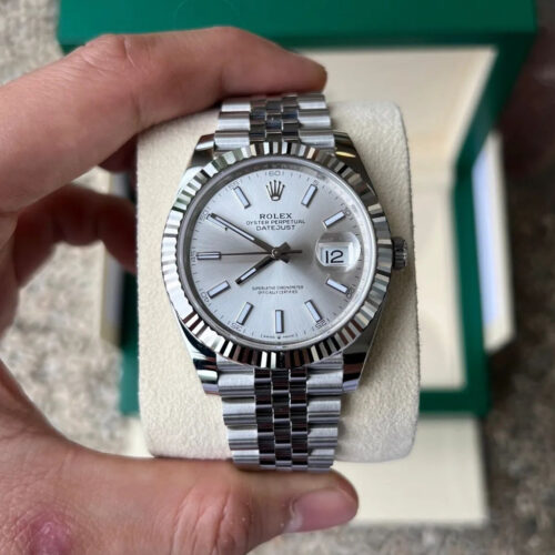 ROLEX DATEJUST JUBILÉE SILVER DIAL
