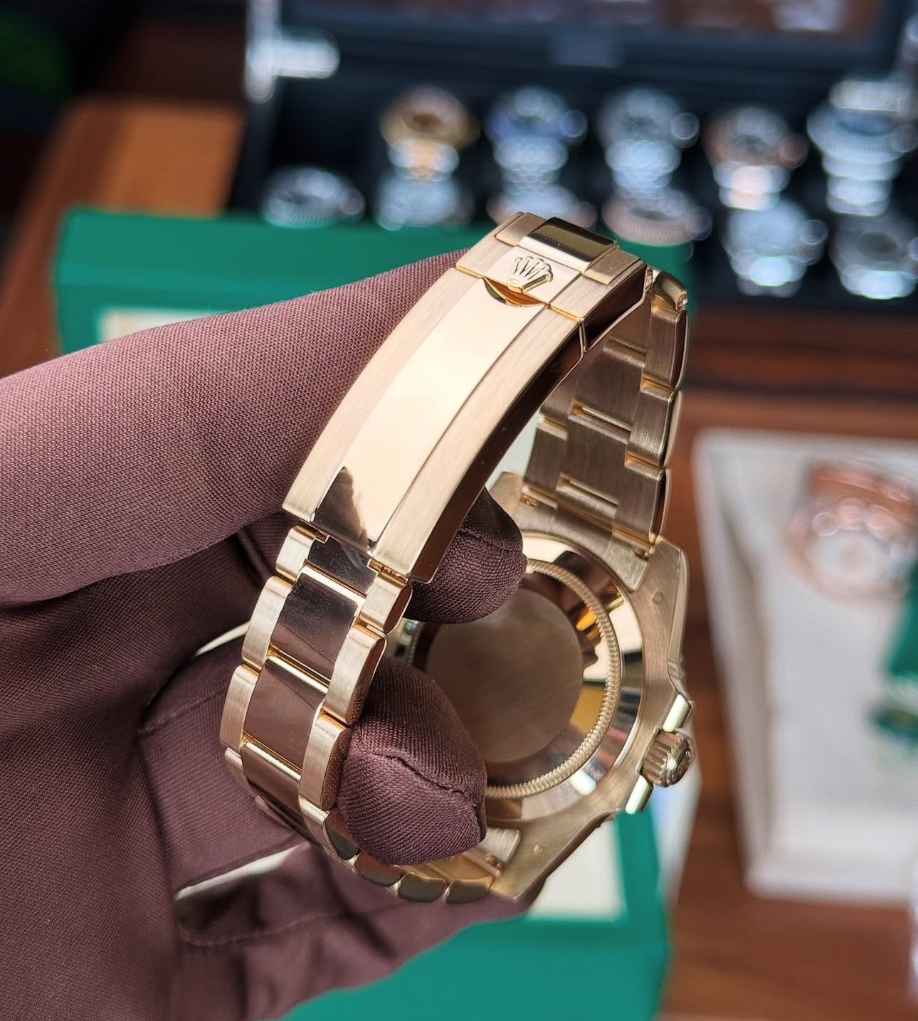 ROLEX SUBMARINER GOLD & BLUE - Image 3