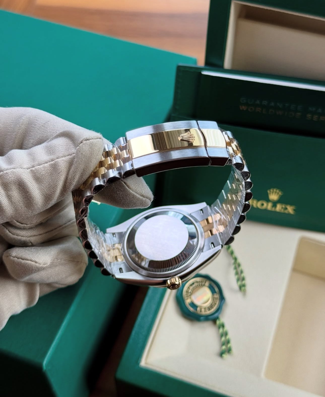 ROLEX DATEJUST JUBILEE BICOLOR DIAMOND - Image 3