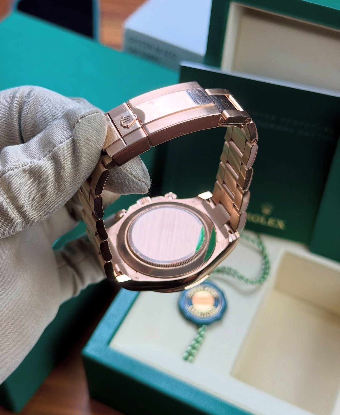 ROLEX DAYTONA EVEROSE GOLD CHOCOLATE - Image 3