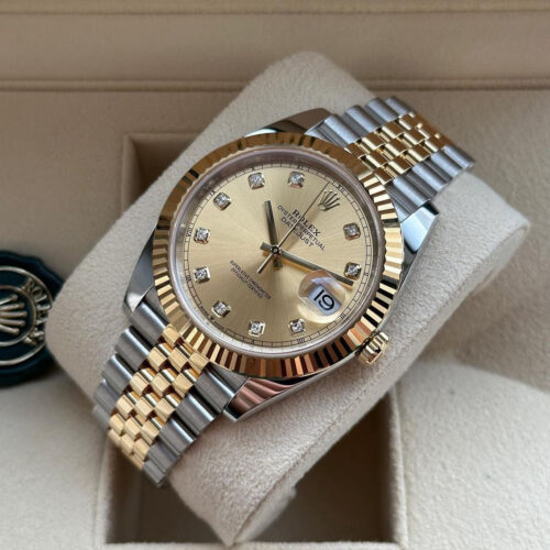 ROLEX DATEJUST JUBILÈE CHAMPAGNE DIAMOND