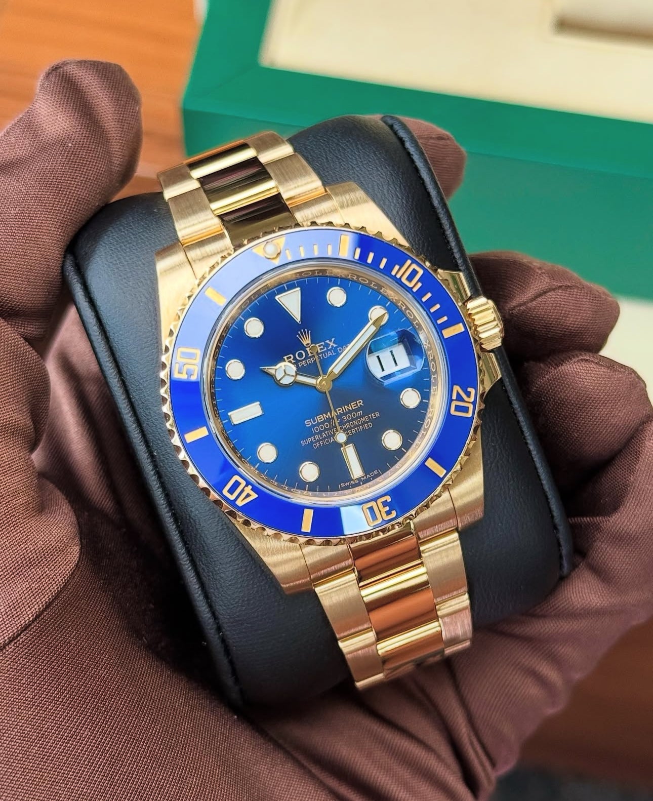 ROLEX SUBMARINER GOLD & BLUE - Image 2