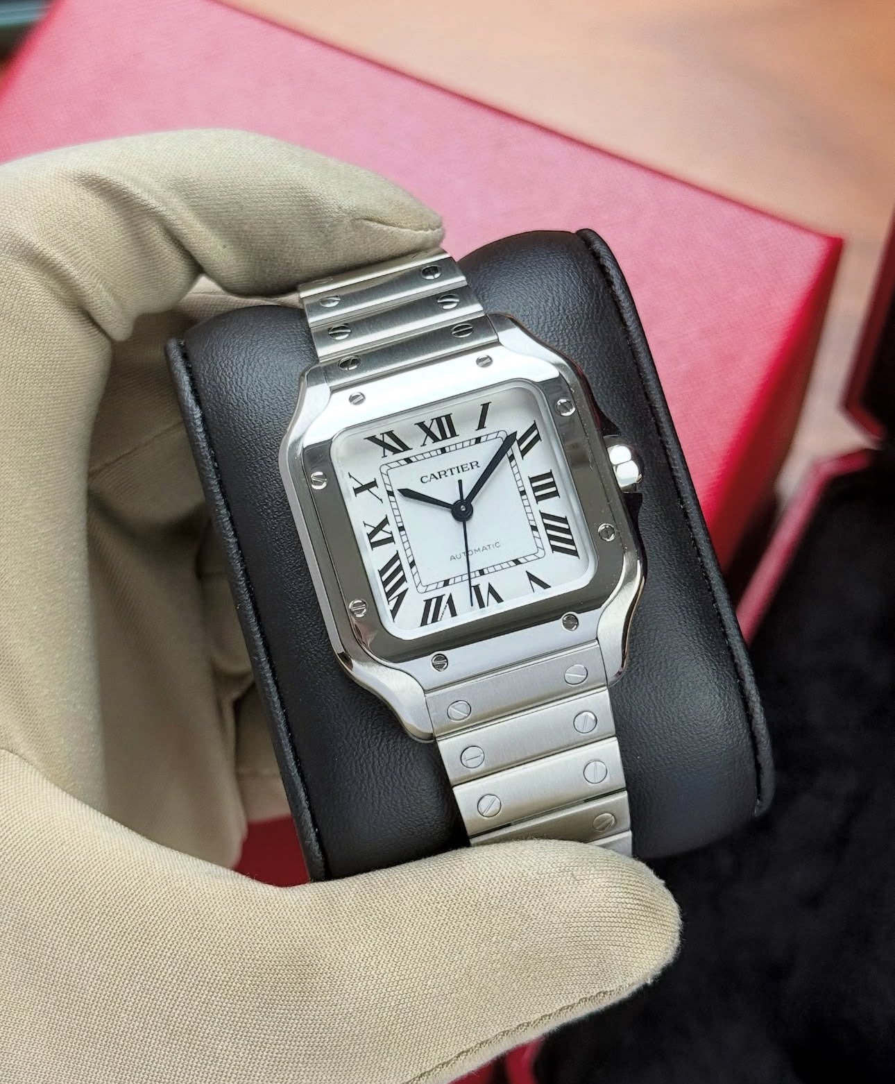 CARTIER SANTOS WHITE DIAL - Image 5