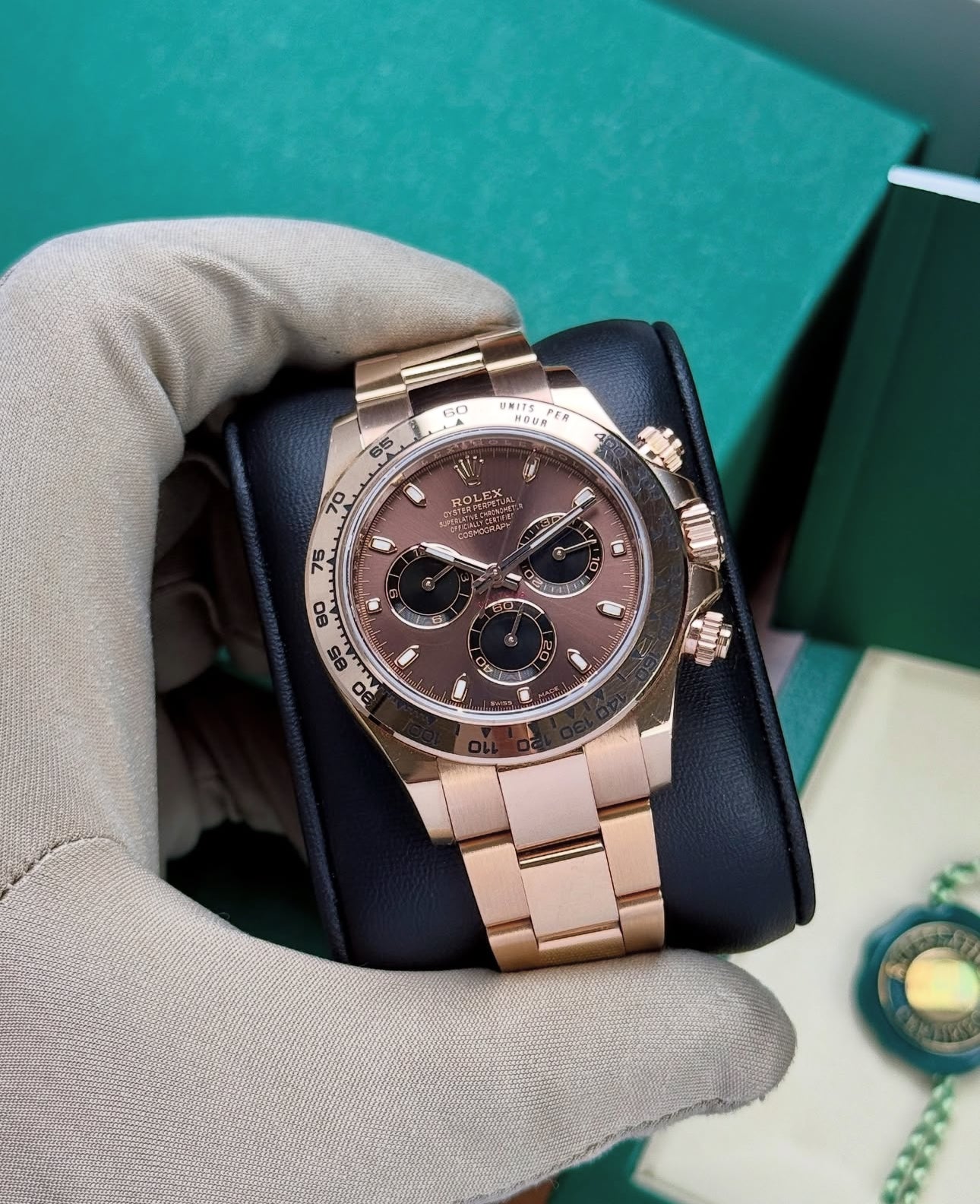 ROLEX DAYTONA EVEROSE GOLD CHOCOLATE - Image 2