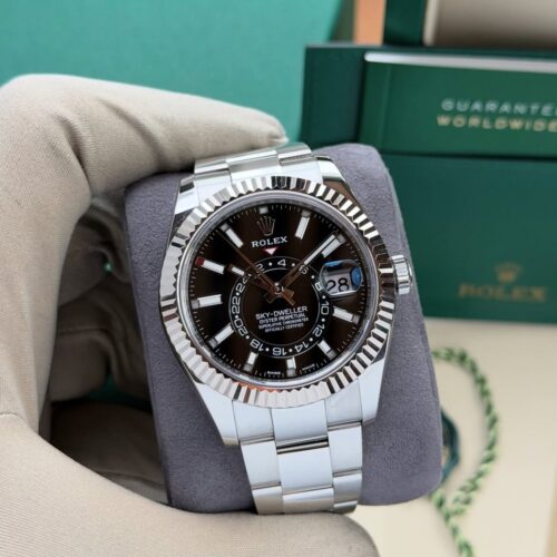 ROLEX SKY DWELLER BLACK DIAL