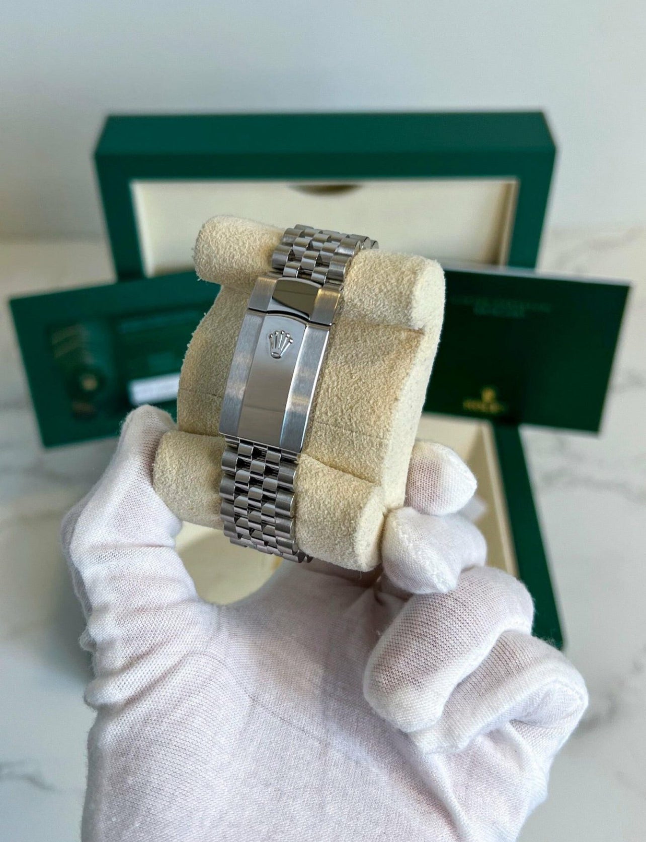 ROLEX DATEJUST JUBILÉE MINT GREEN - Image 4