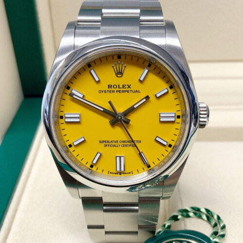 ROLEX OYSTER PERPETUAL YELLOW