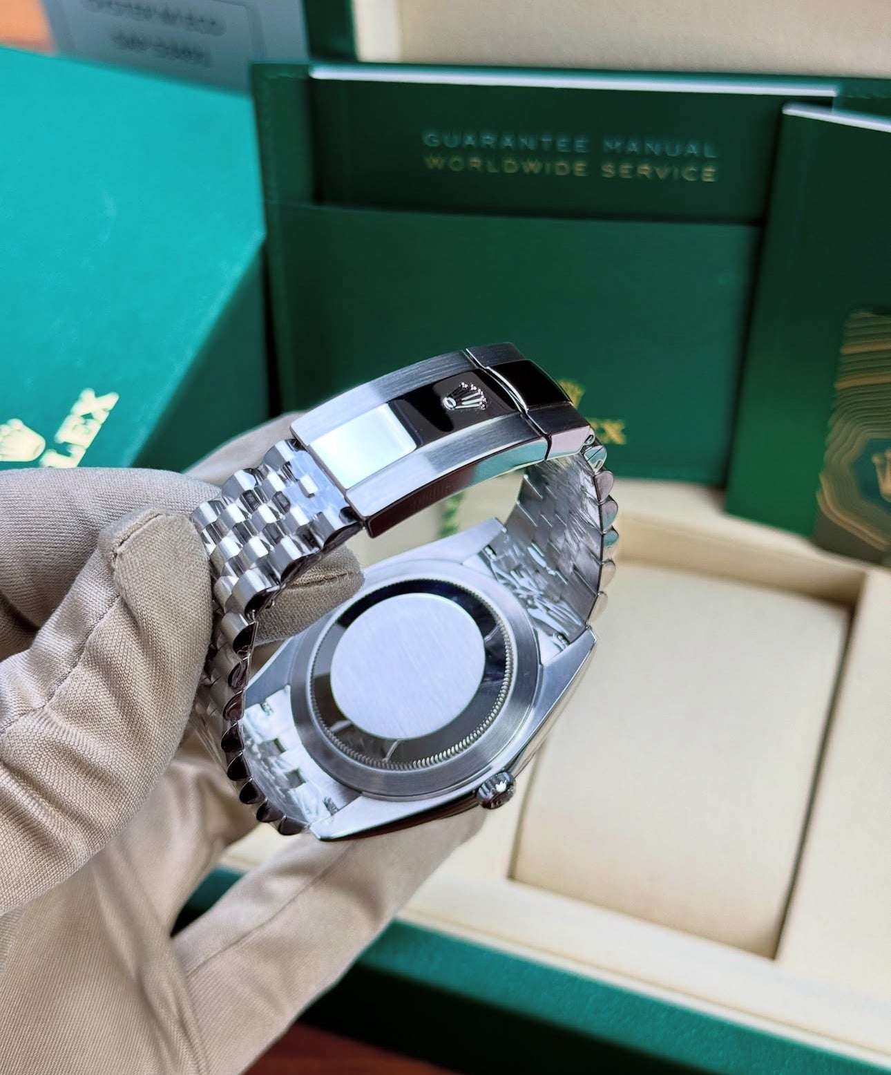 ROLEX DATEJUST JUBILÉE MINT GREEN - Image 7