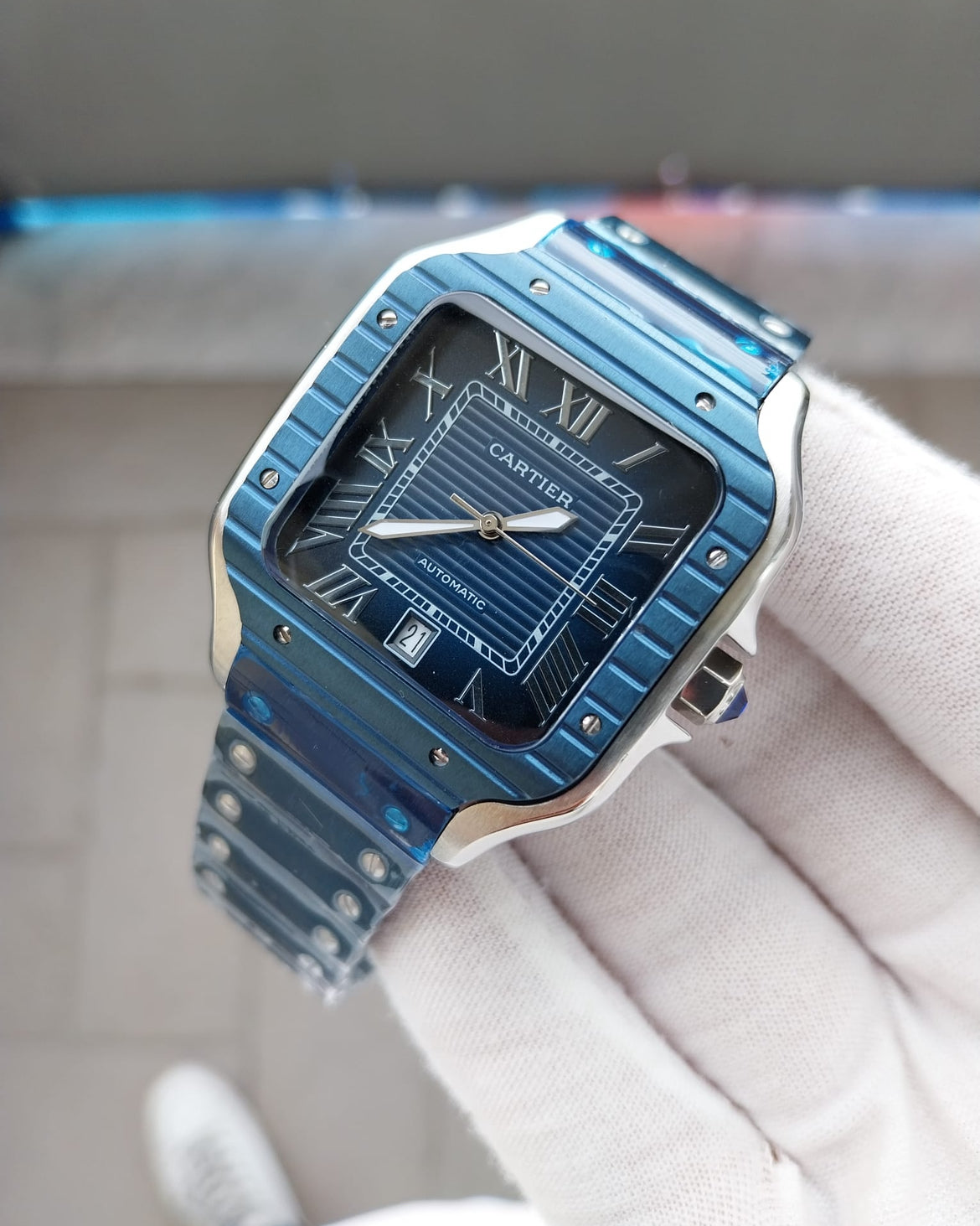 CARTIER SANTOS OCEAN BLU - Image 2
