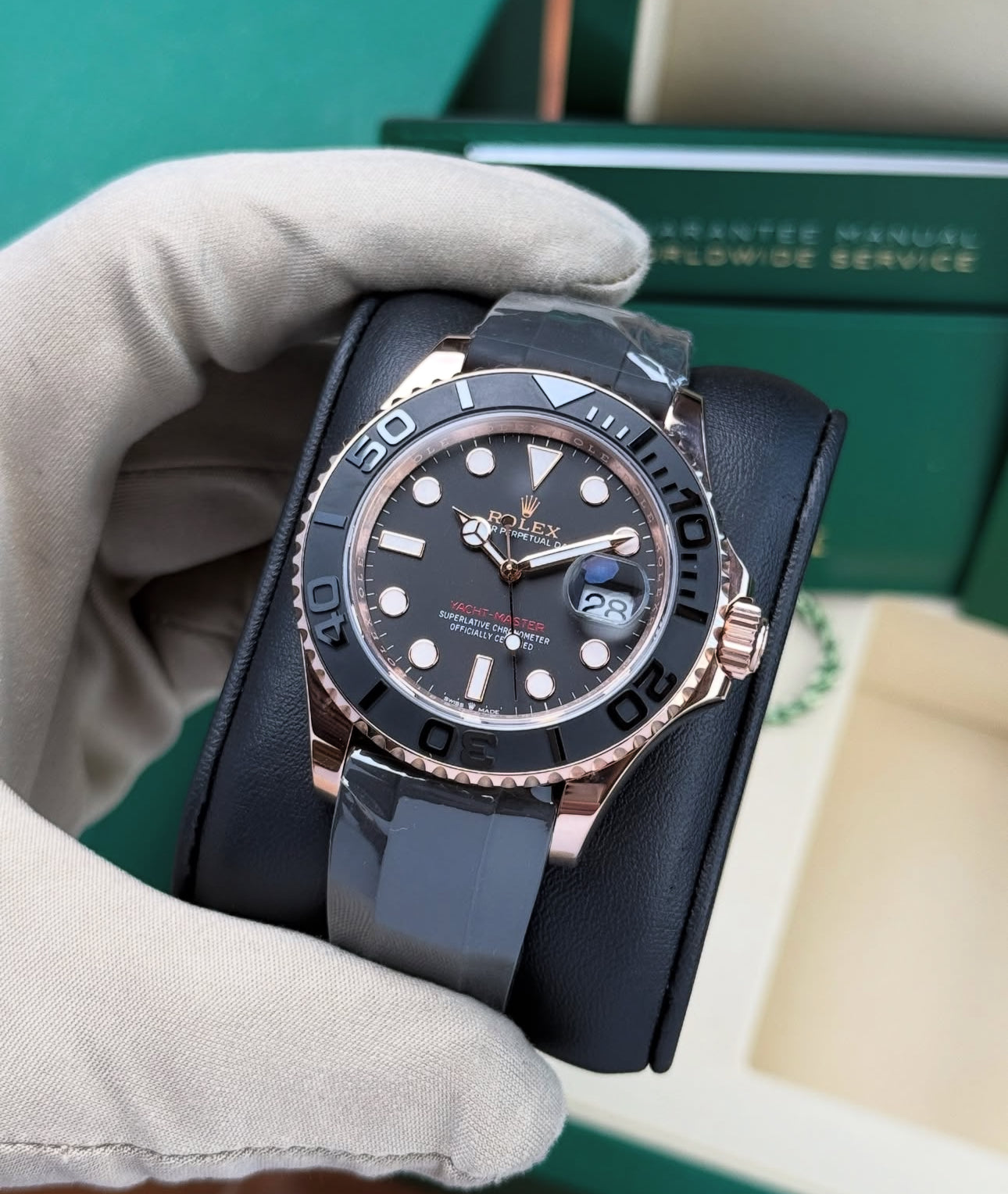 ROLEX YACHT-MASTER OYSTERFLEX EVEROSE - Image 2