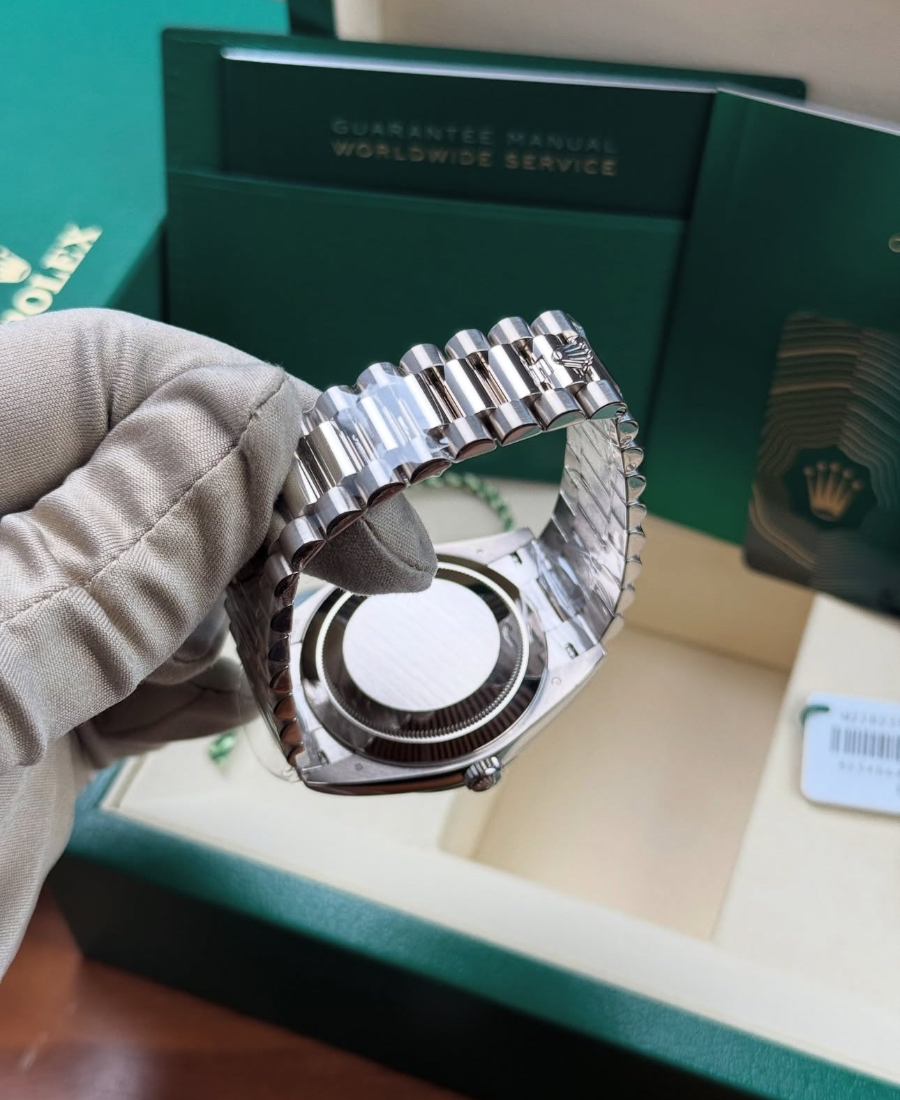 ROLEX DAY-DATE GREEN DIAL - Image 3