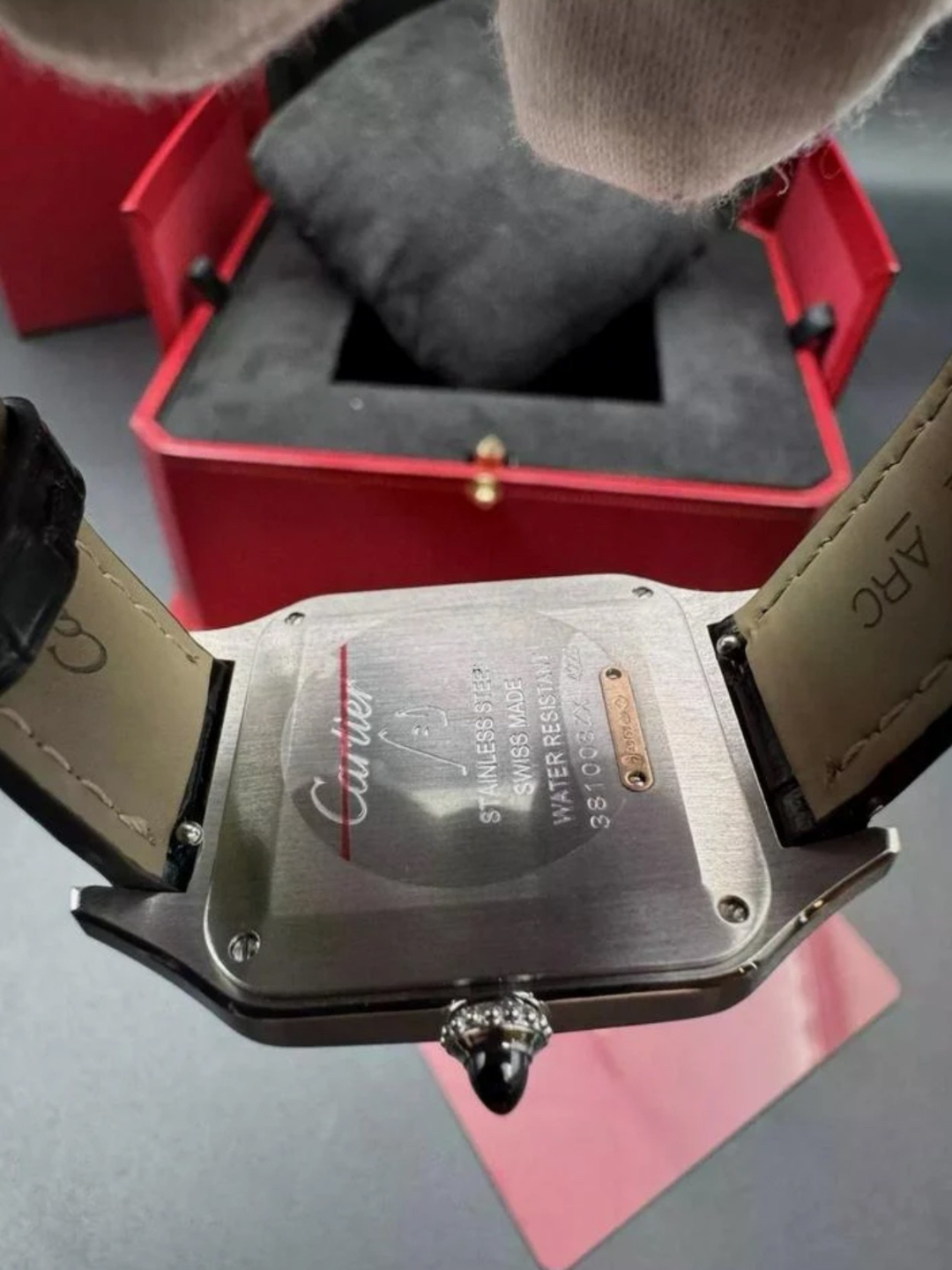 CARTIER SANTOS DUMONT BLACK ROSÉ - Image 4