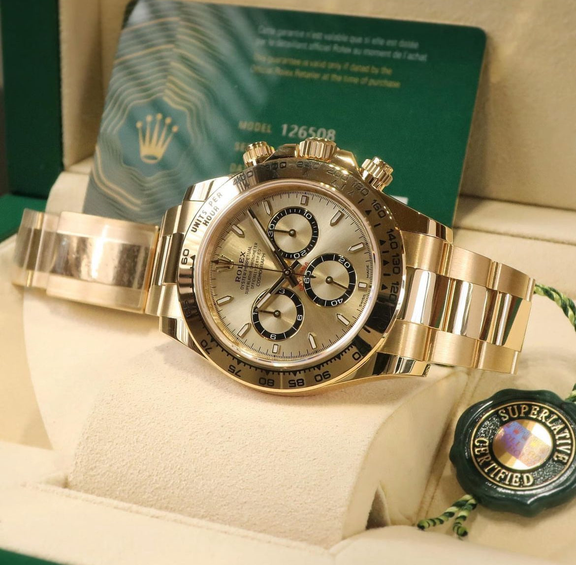 ROLEX DAYTONA "24K" FULL GOLD LINE - Image 3