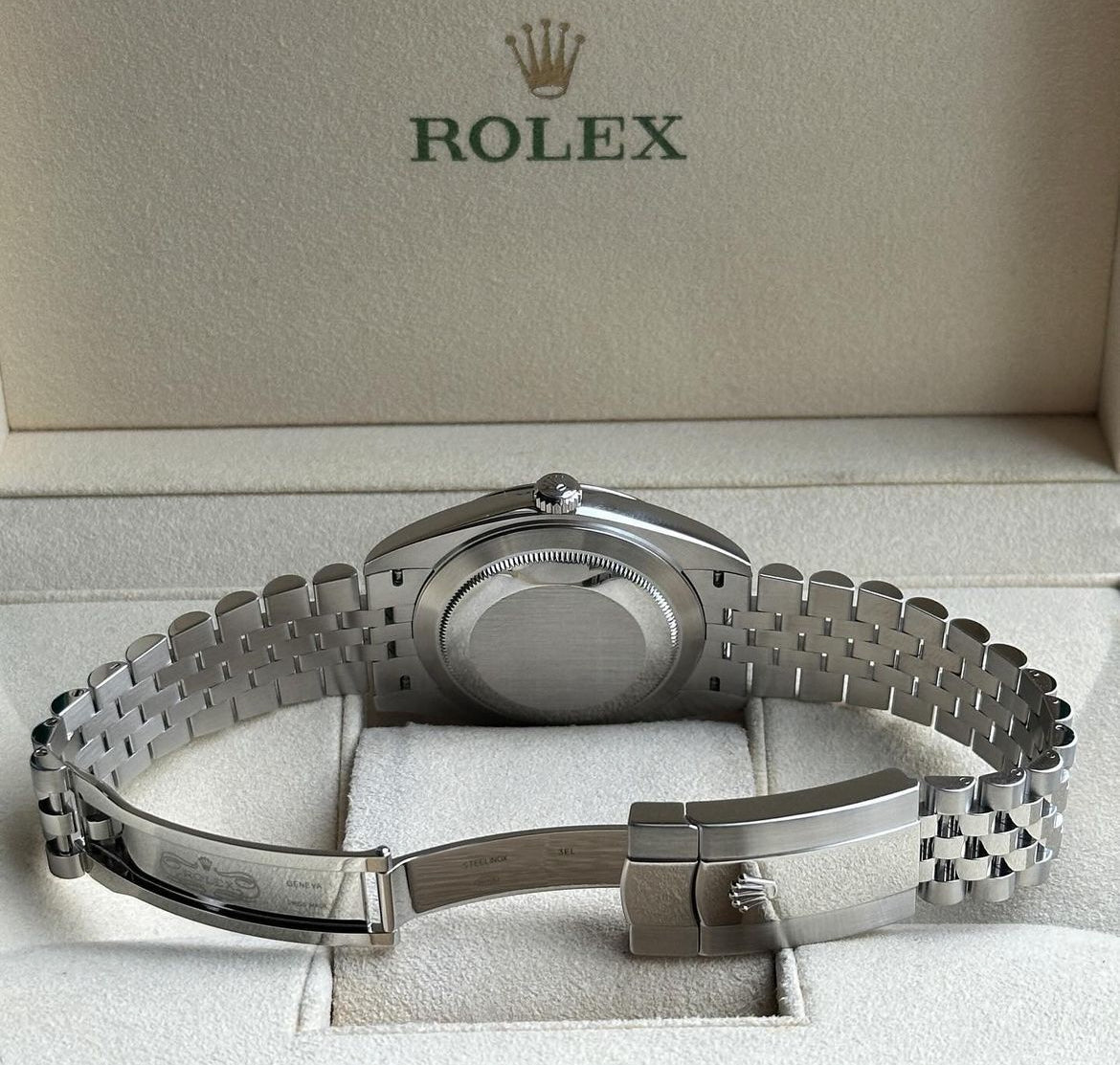 ROLEX DATEJUST JUBILEE SILVER DIAL - Image 5