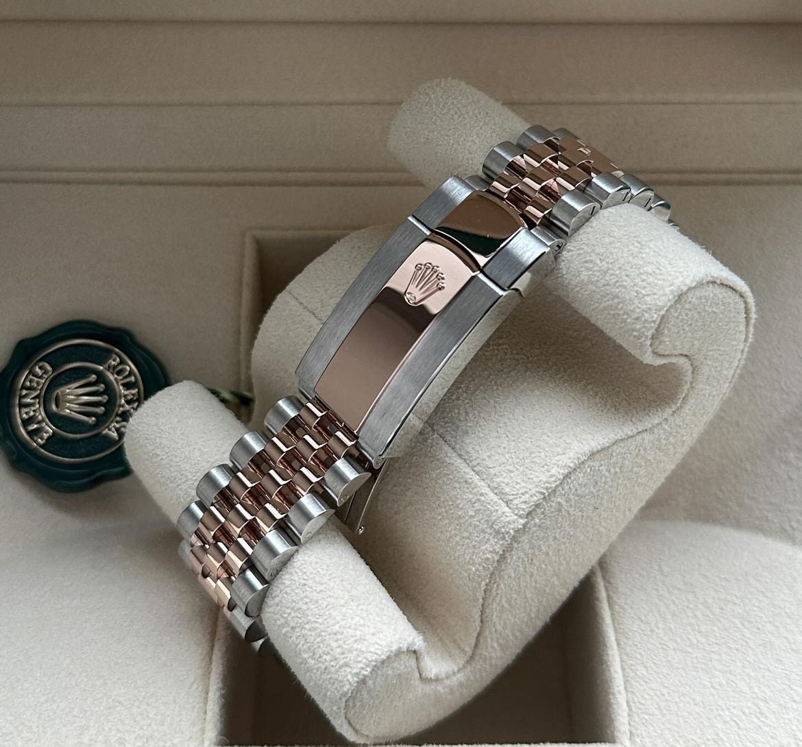 ROLEX DATEJUST JUBILEE SKYLAR GREY ROSE' GOLD - Image 3