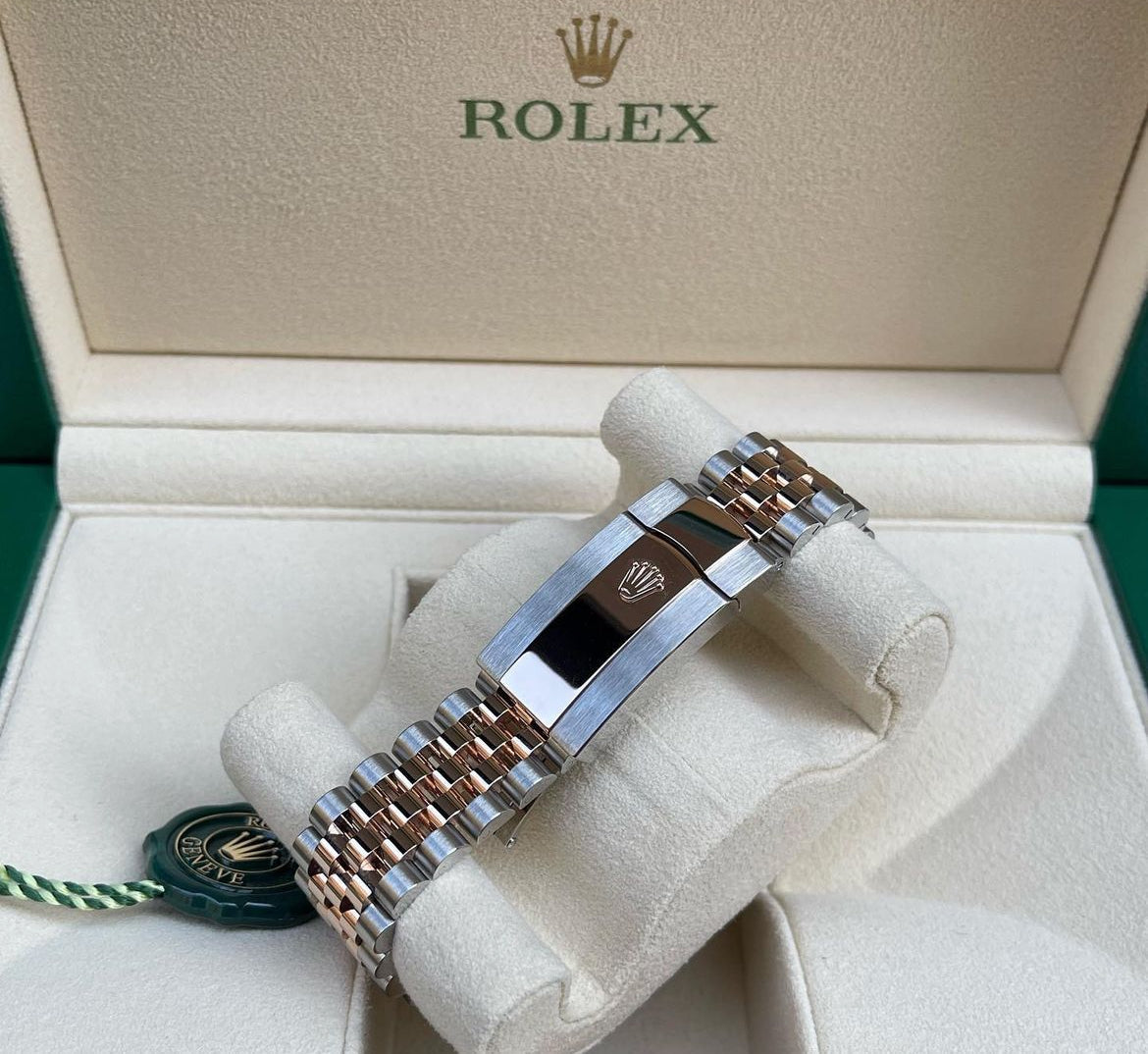 ROLEX DATEJUST JUBILEE GOLD & SILVER DIAMOND - Image 4