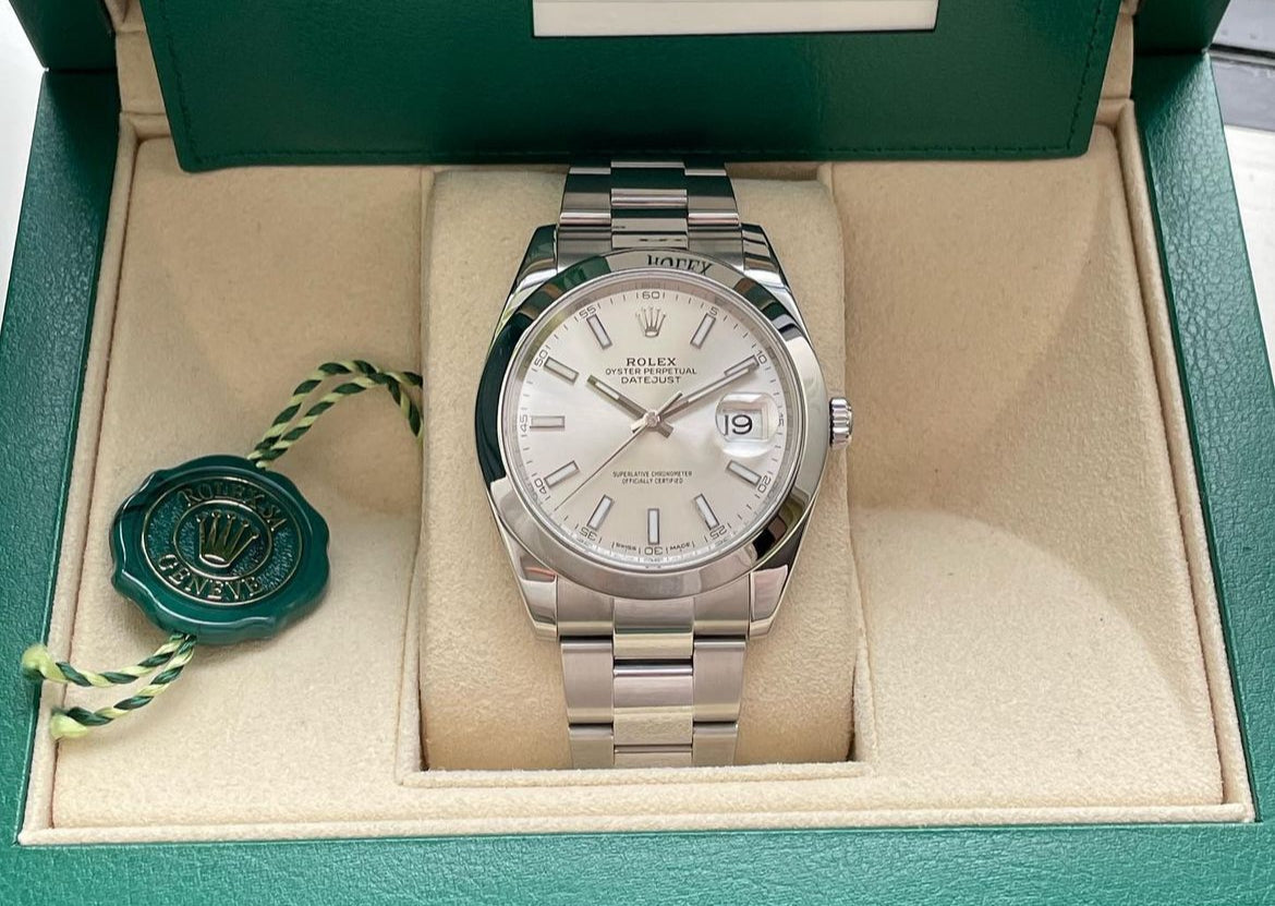 ROLEX DATEJUST OYSTER SILVER DIAL - Image 2