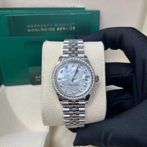 IMG_6643.jpg ROLEX DATEJUST JUBILEE WHITE MOTHER OF PEARL DIAMOND BEZEL DIAL