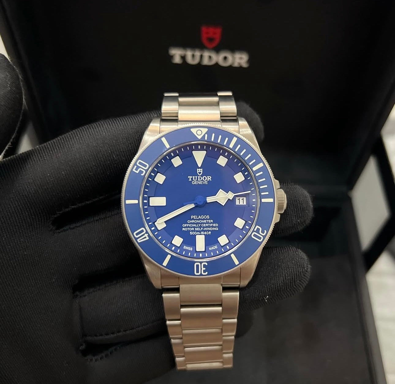 TUDOR PELAGOS BLUE DIAL