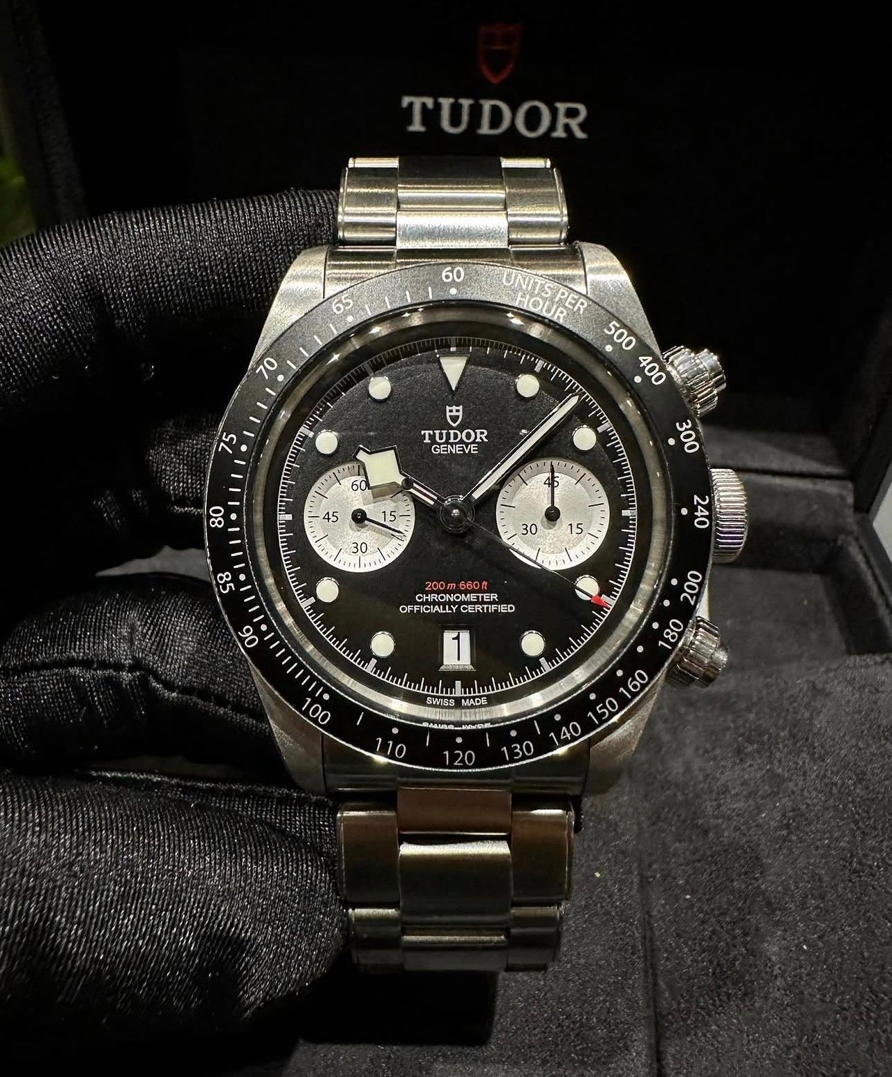 TUDOR HERITAGE CHRONO INVERTED PANDA