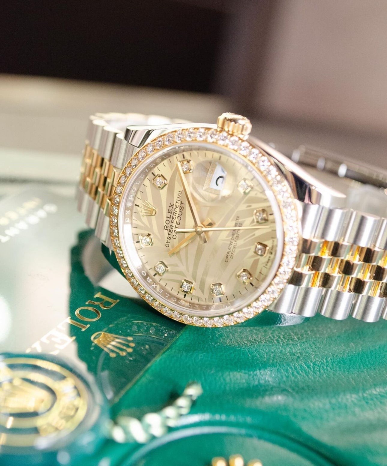 ROLEX DATEJUST JUBILEE BEZEL DIAMOND - Image 3