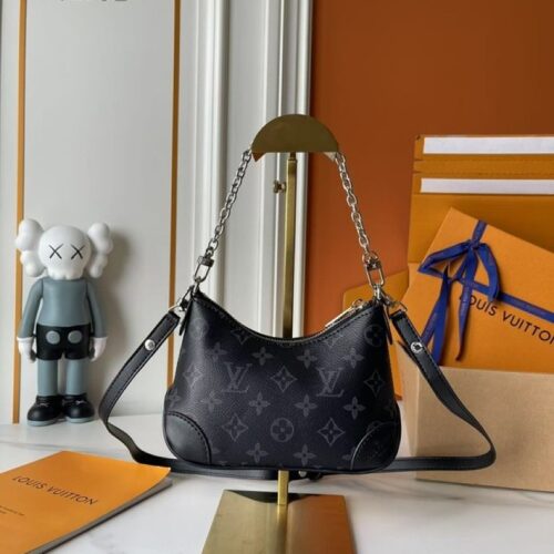 Louis Vuitton Boulogne-Style Shoulder Bag — Black Monogram
