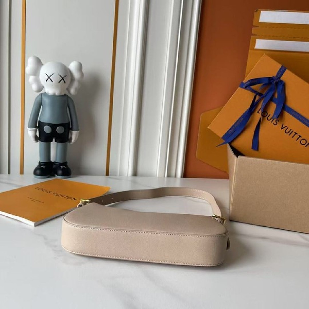 Louis Vuitton Style Shoulder Bag — Taupe - Image 6