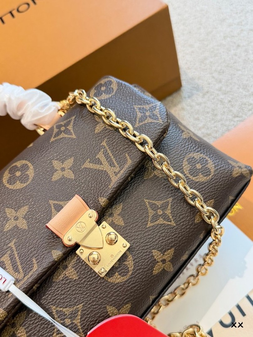 Louis Vuitton Nano Madeleine-Style Monogram Chain Bag — Brown - Image 3