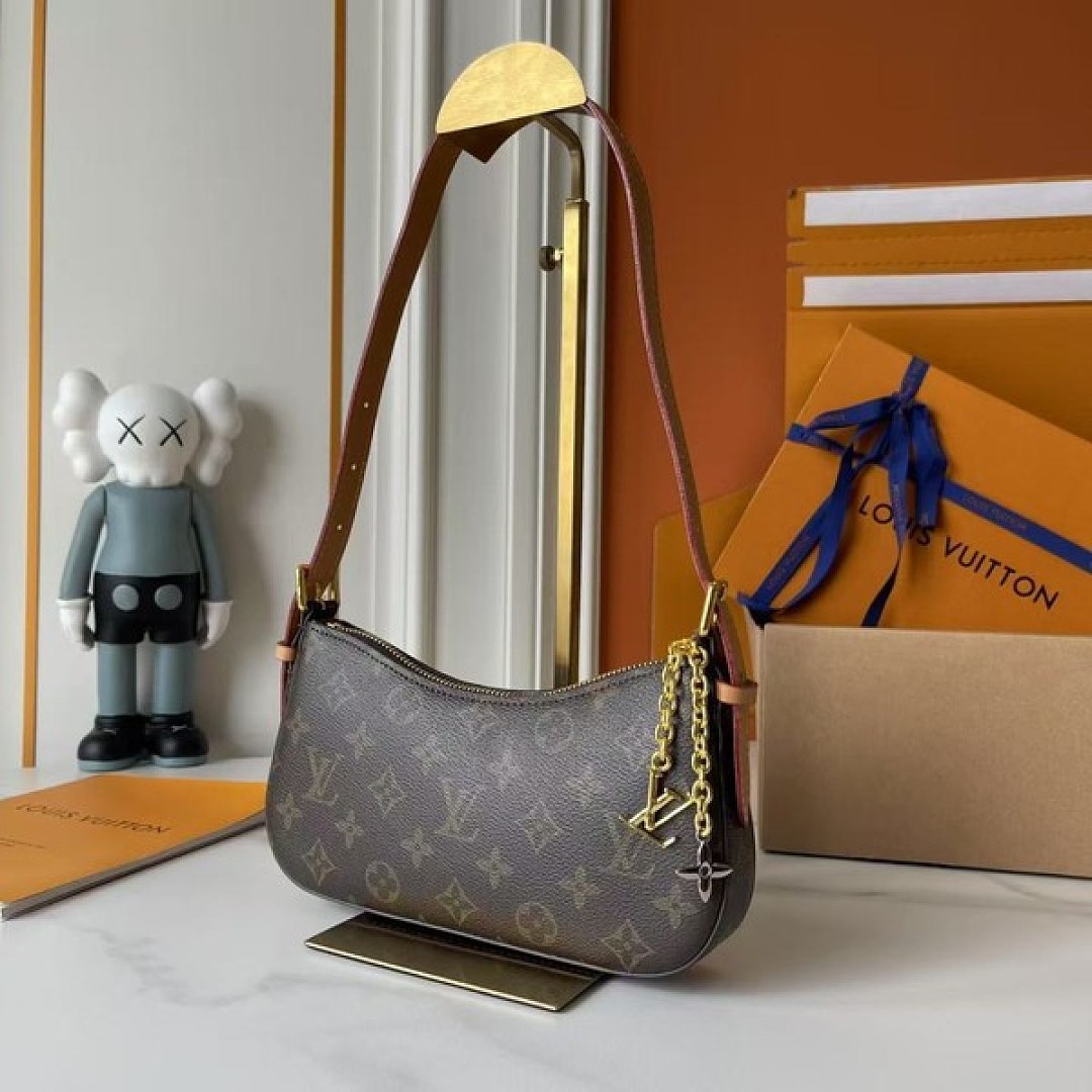 Louis Vuitton Monogram Shoulder Bag — Brown - Image 3