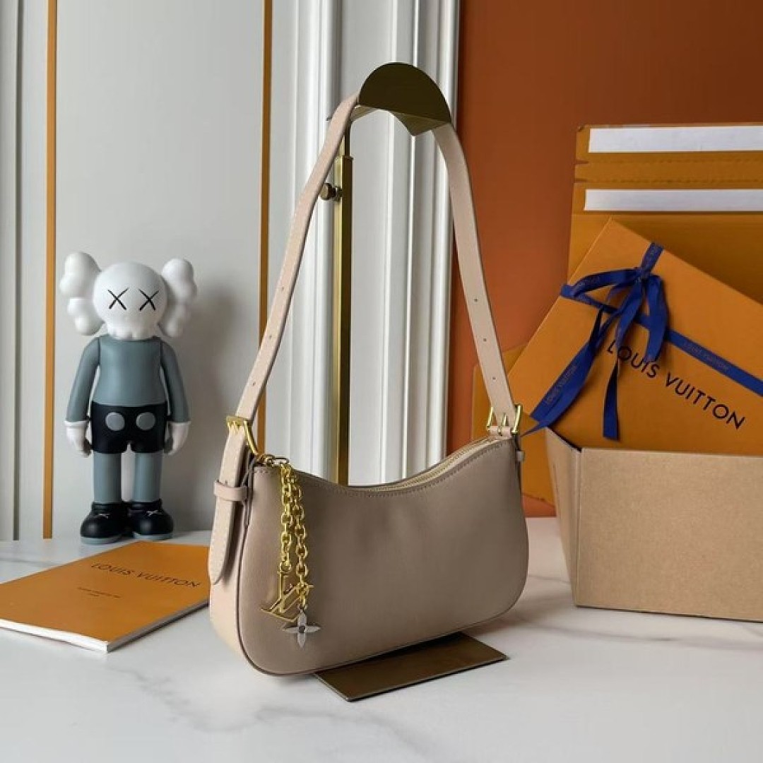 Louis Vuitton Style Shoulder Bag — Taupe - Image 2
