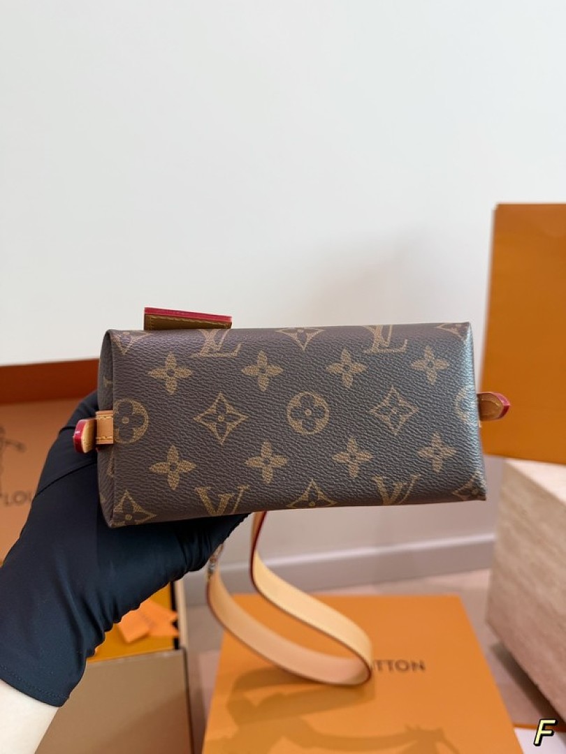 Louis Vuitton Nano Carryall-Style Monogram Bag — Brown & Tan - Image 7