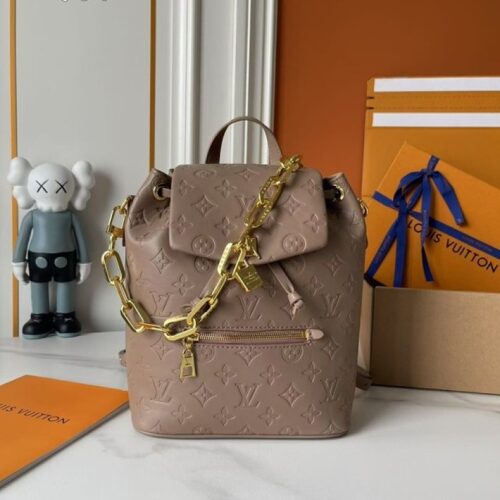 2bc1c53da2 Louis Vuitton Coussin-Style Backpack — Taupe