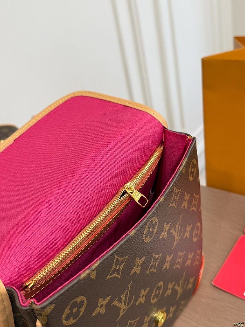 Louis Vuitton Monogram Flap Backpack — Brown - Image 9