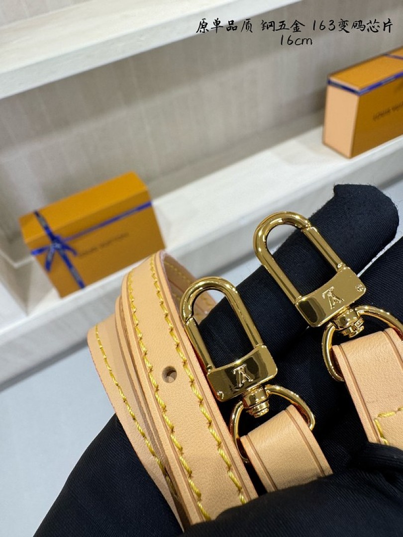 Louis Vuitton Mini Speedy-Style Checkerboard Bag — Ivory & Blue - Image 5