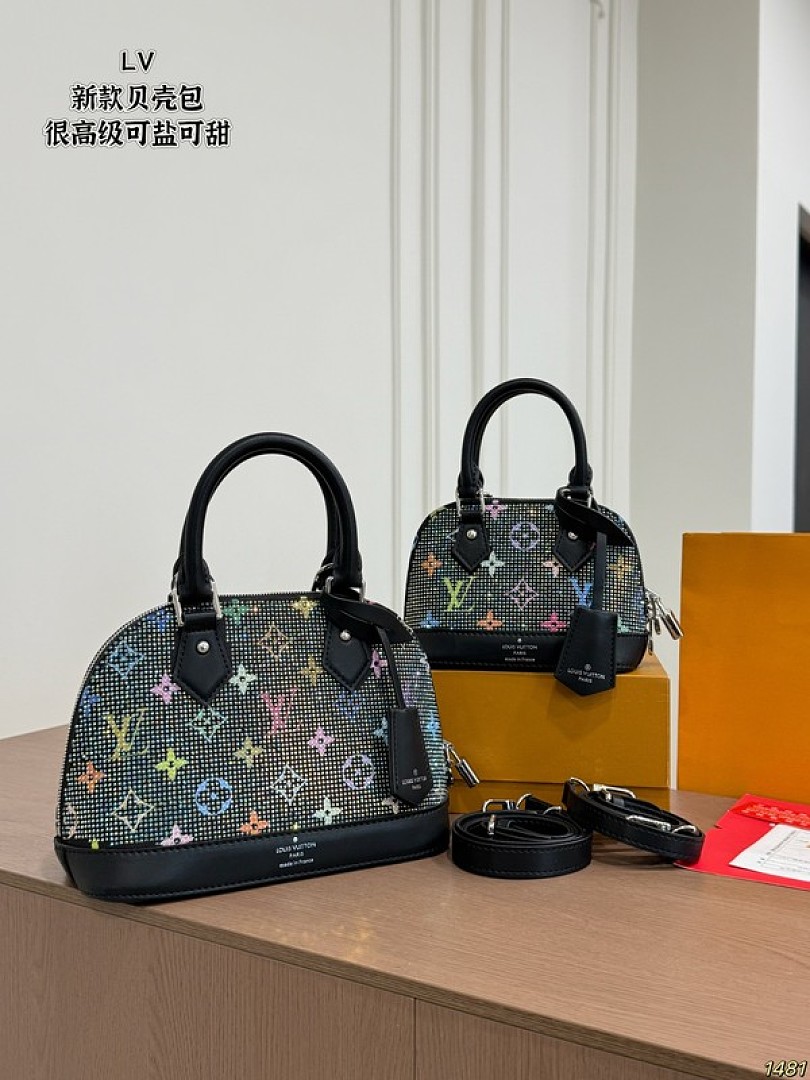Louis Vuitton Multicolour Monogram Dome Bag — Black & Multicolour - Image 3