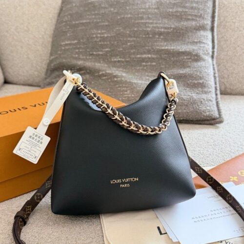 3b88158cfd Louis Vuitton Multipass-Style Chain Shoulder Bag — Black