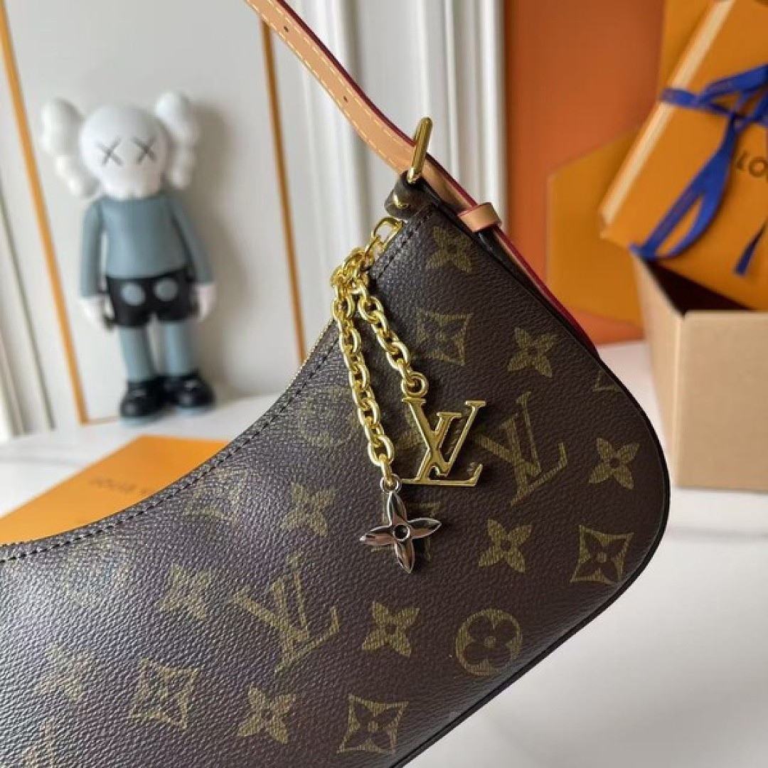 Louis Vuitton Monogram Shoulder Bag — Brown - Image 5