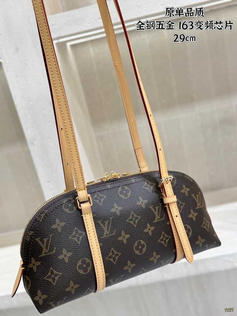 Louis Vuitton Monogram Shoulder Bag — Brown - Image 4