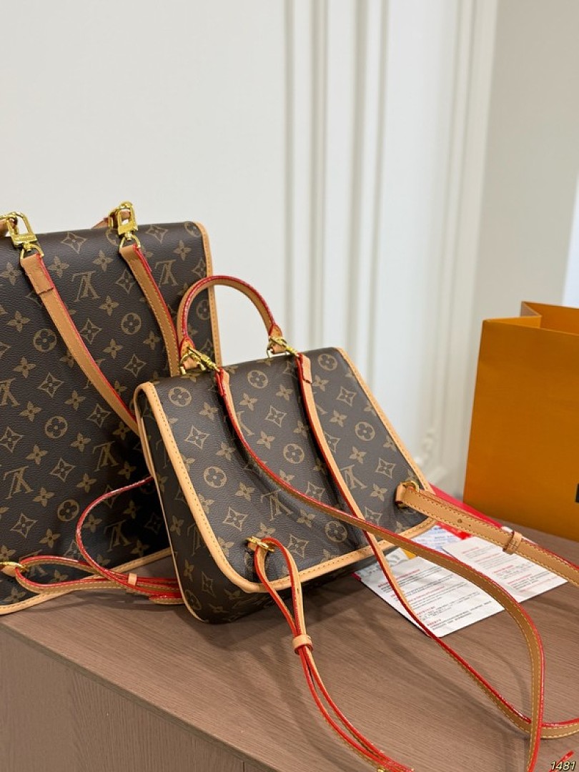 Louis Vuitton Monogram Flap Backpack — Brown - Image 7