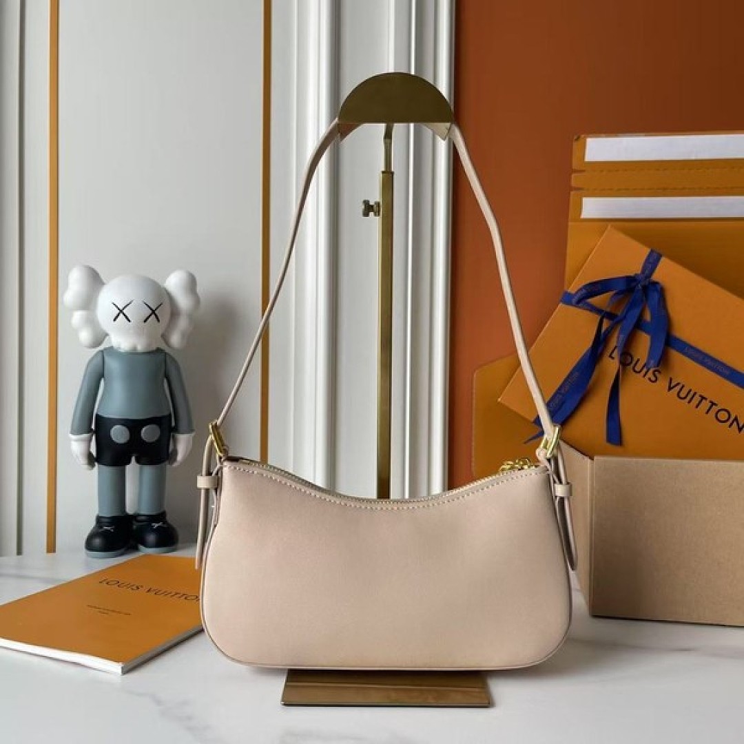 Louis Vuitton Style Shoulder Bag — Taupe - Image 4
